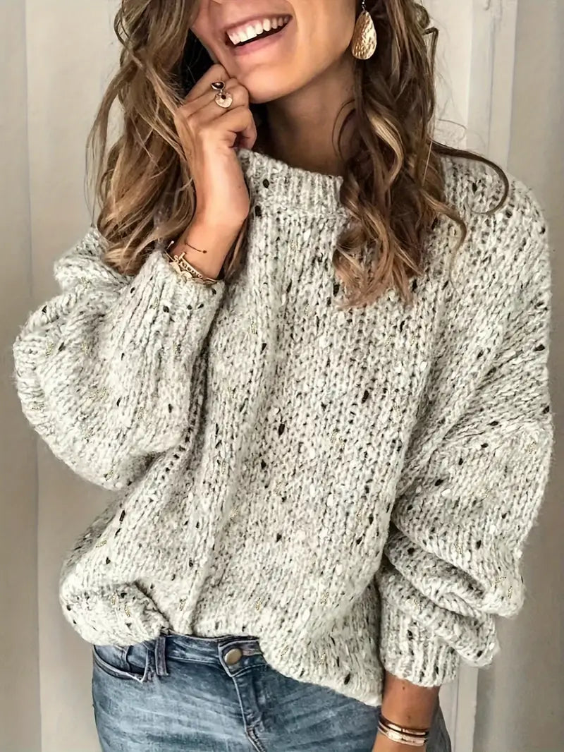 Bessie - Knitted Crew Neck Sweater