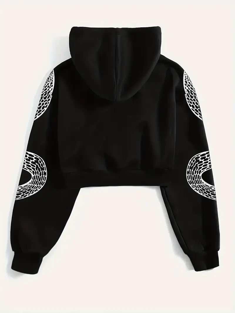 Zuri – Printed Cotton Hoodie