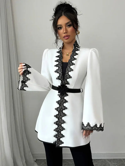 Dixie – Elegant Lace Trim Jacket