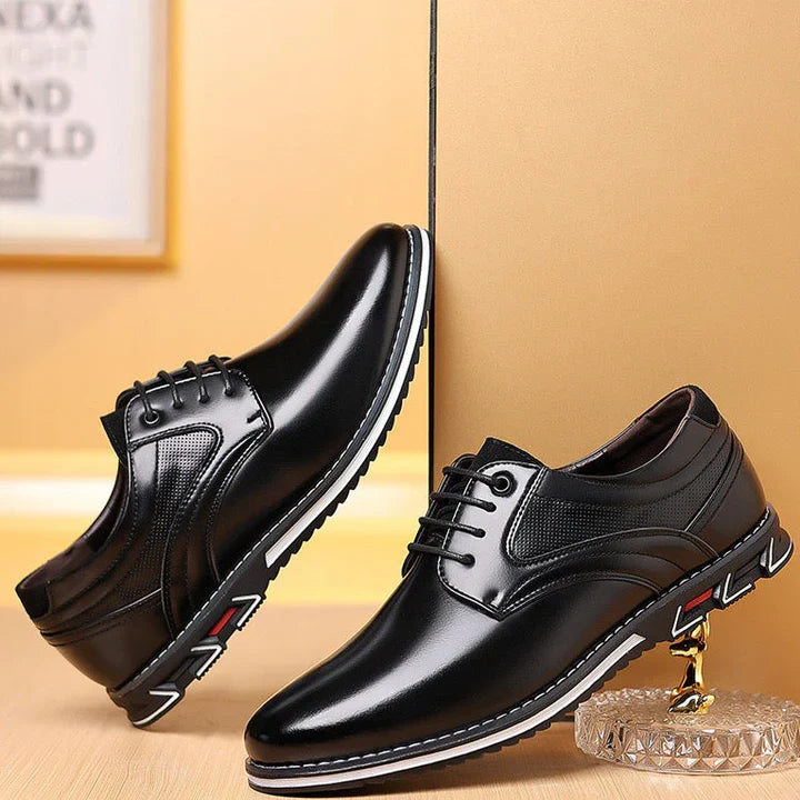 Joshua - Orthopedic Leather Shoes