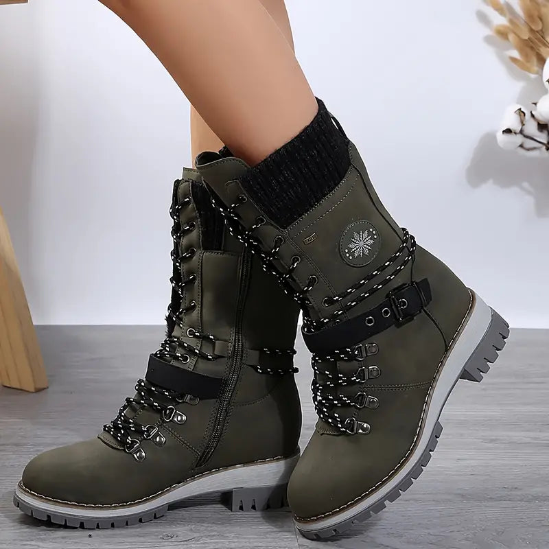 Millie – Trendy winter boots with mid-calf length