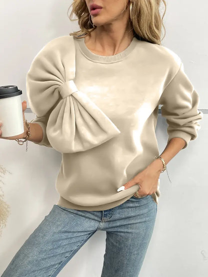 Ludvig – Oversized Bow Cotton Sweater