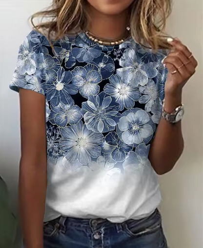 Asea – Shirts with 3D Flower Print