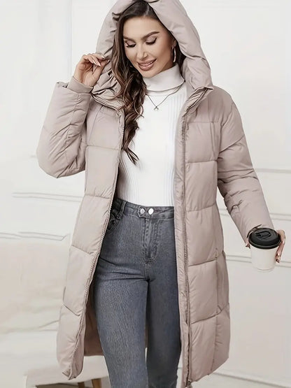 Mandy – Long Puffer Jacket with Hood