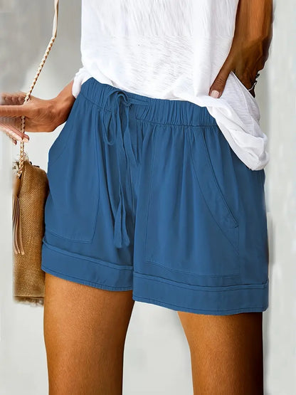 Jamilah – Drawstring Shorts with Elastic Waist