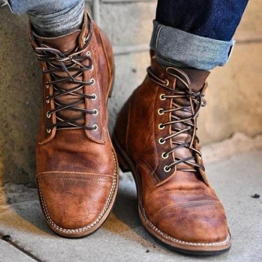 Mateo – Rugged Leather Boots