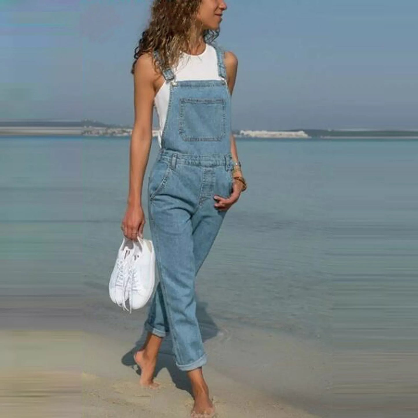 Gayle - Denim Overalls