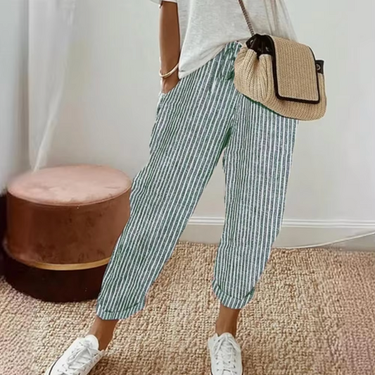 Lilian – Striped Casual Trousers