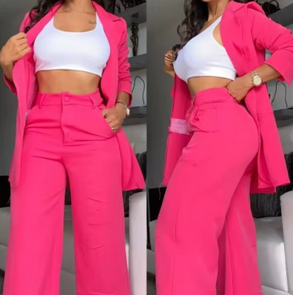 Aria – Long Sleeve Blazer and Pants Set