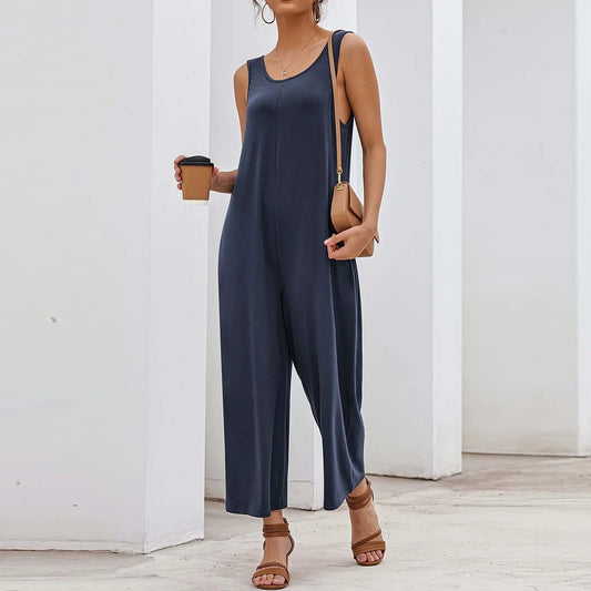 Evelyn – Casual Wide Leg Jumpsuit