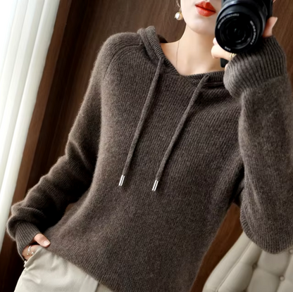 Cenna – Knitted Cashmere Hoodie