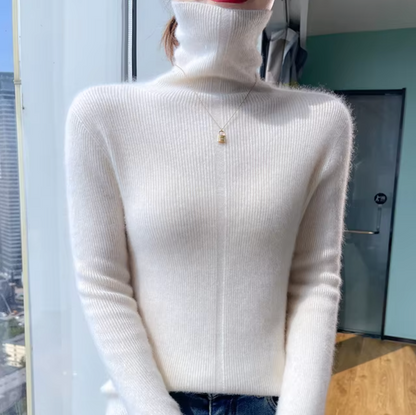 Athena – Wool and Cashmere Turtleneck Sweater