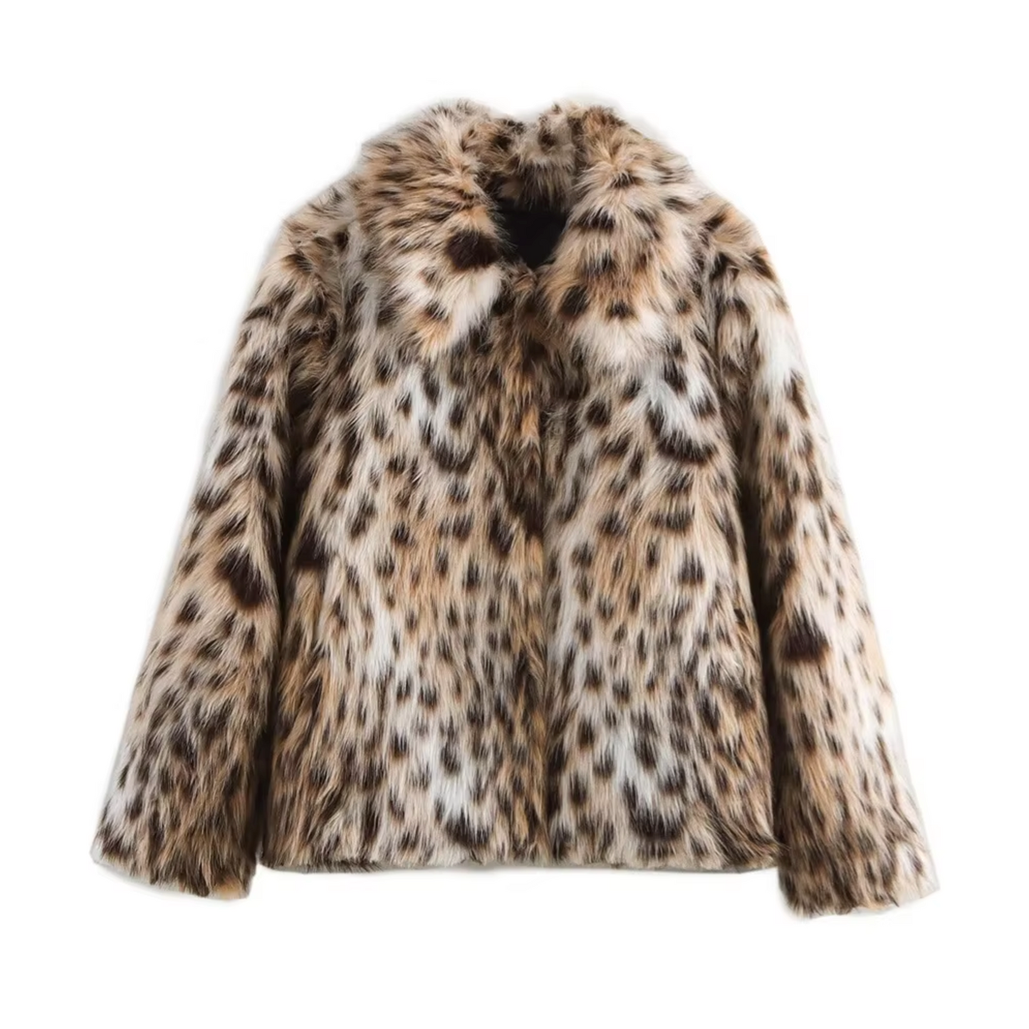 Mandisa – Leopard Print Fur Jacket