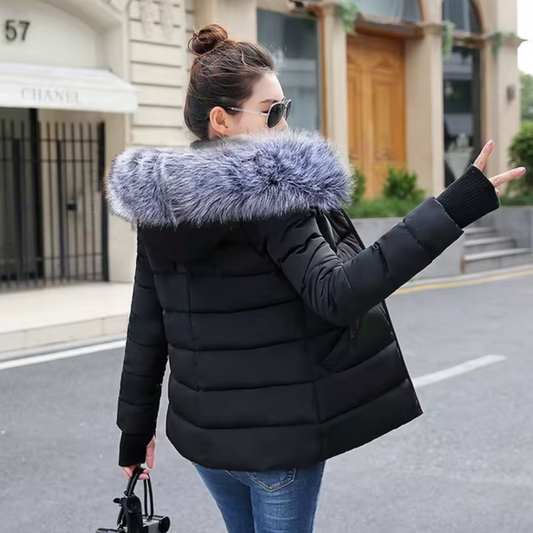 Lucia - Hooded Jacket with Fur Lining