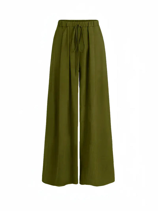 Mariam - Wide Leg Drawstring Pants