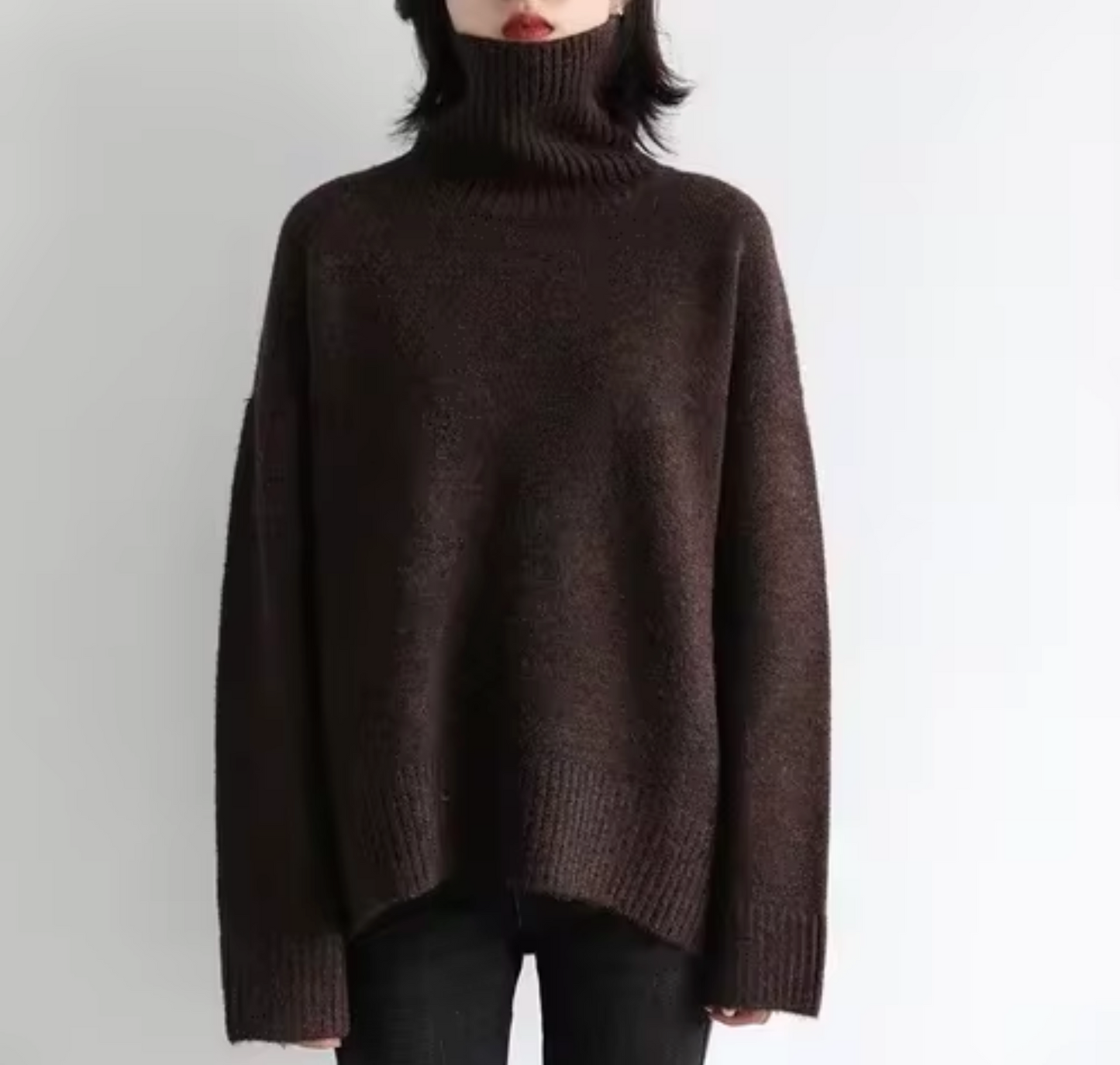 Tania - Loose Turtleneck Sweater