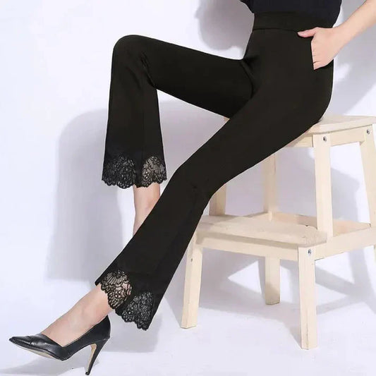 Fiore – Elegant High-waist Flared Trousers