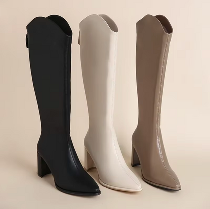 Mackenzie – Thick Heels Knee-high Boots