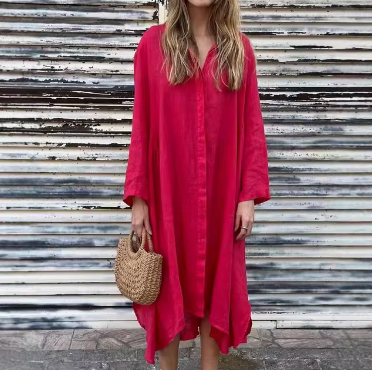 Milena - Cotton Linen Dress