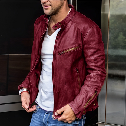 Dalton - All-season elegance leather jacket