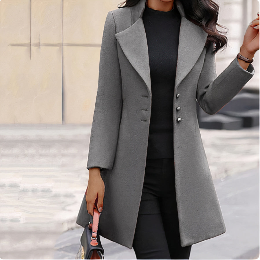 Hadley - Long sleeve wool coat