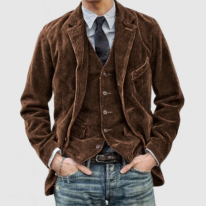 Vigil - Men's Vintage Corduroy Lapel Jacket