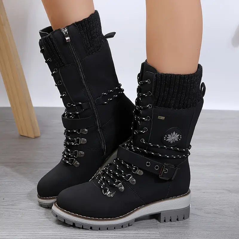 Millie – Trendy winter boots with mid-calf length