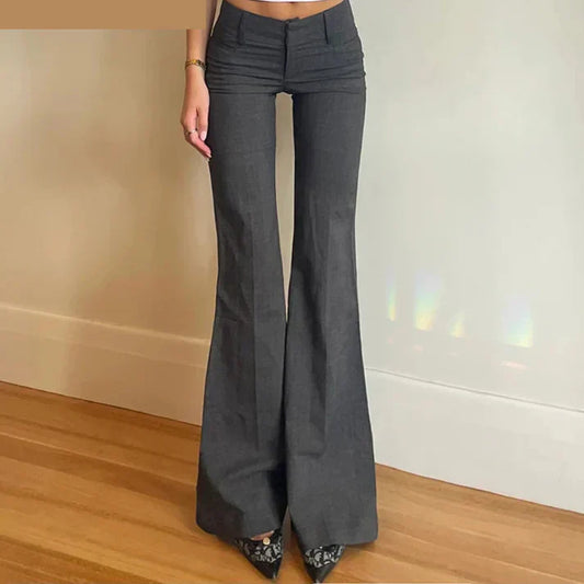 Shanti – Low-rise Flared Trousers