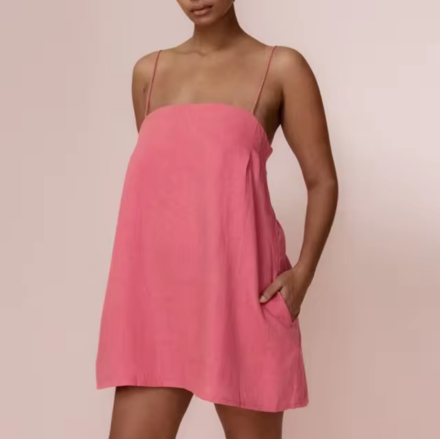 Dorinda - Cotton Linen Mini Dress