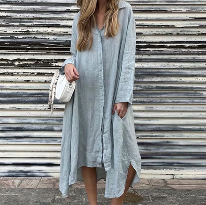 Milena - Cotton Linen Dress