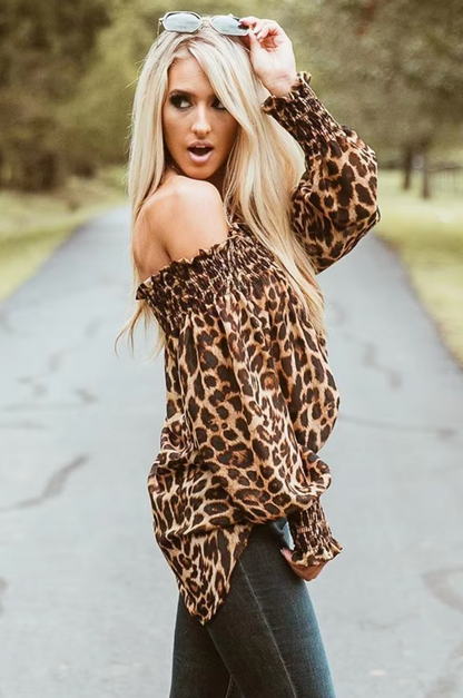 Sherrie - Leopard Print Long Sleeves