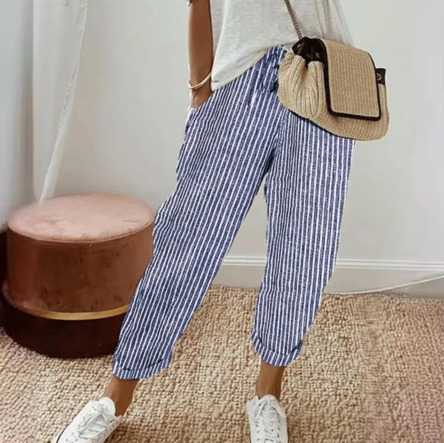 Lilian – Striped Casual Trousers