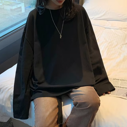 Alodia – Oversized Long Sleeve Shirt