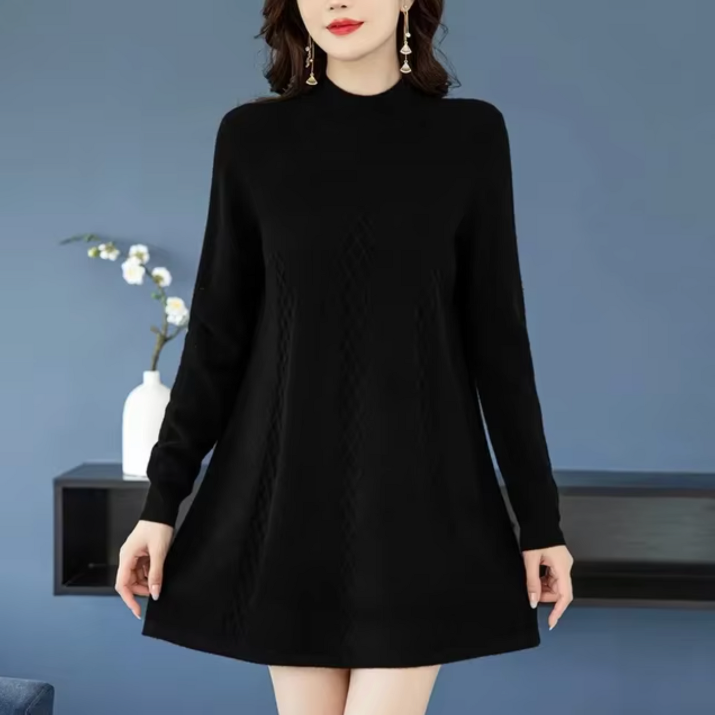 Rachel - Knitted Sweater Dress