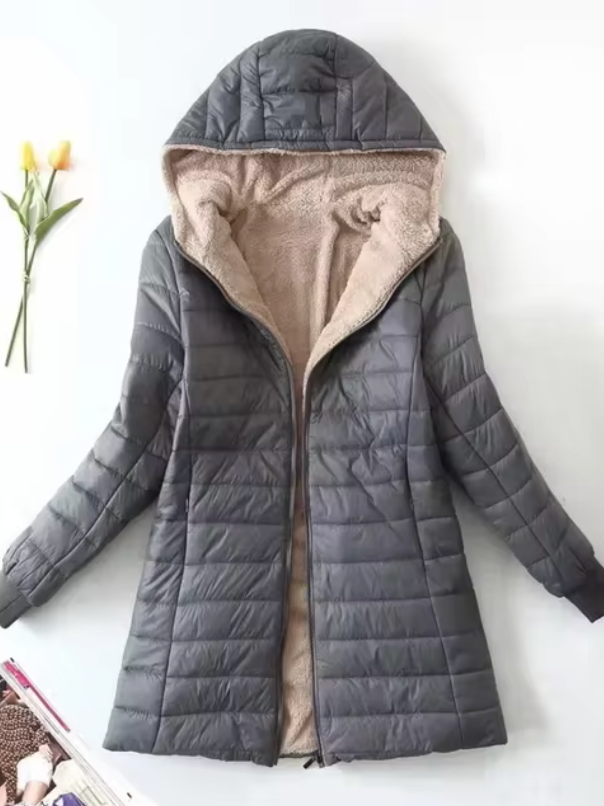 Berta – Plush Fleece Coat