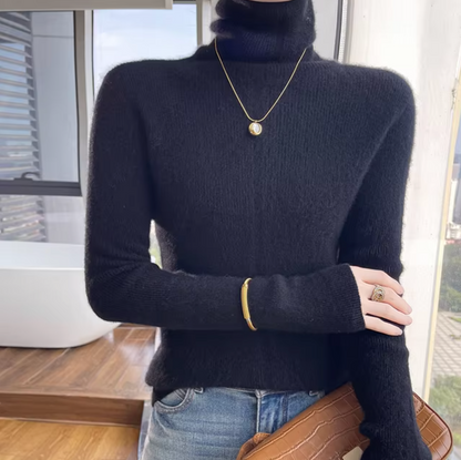 Athena – Wool and Cashmere Turtleneck Sweater