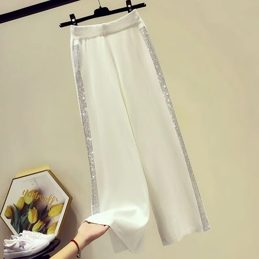 Calista – Wide-leg Cotton Pants