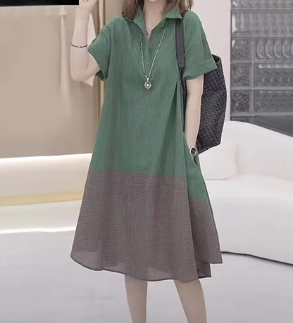 Natalia - Loose Collar Dress