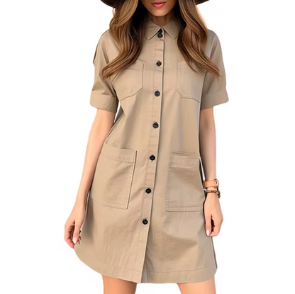 Maura - Cargo Shirt Dress