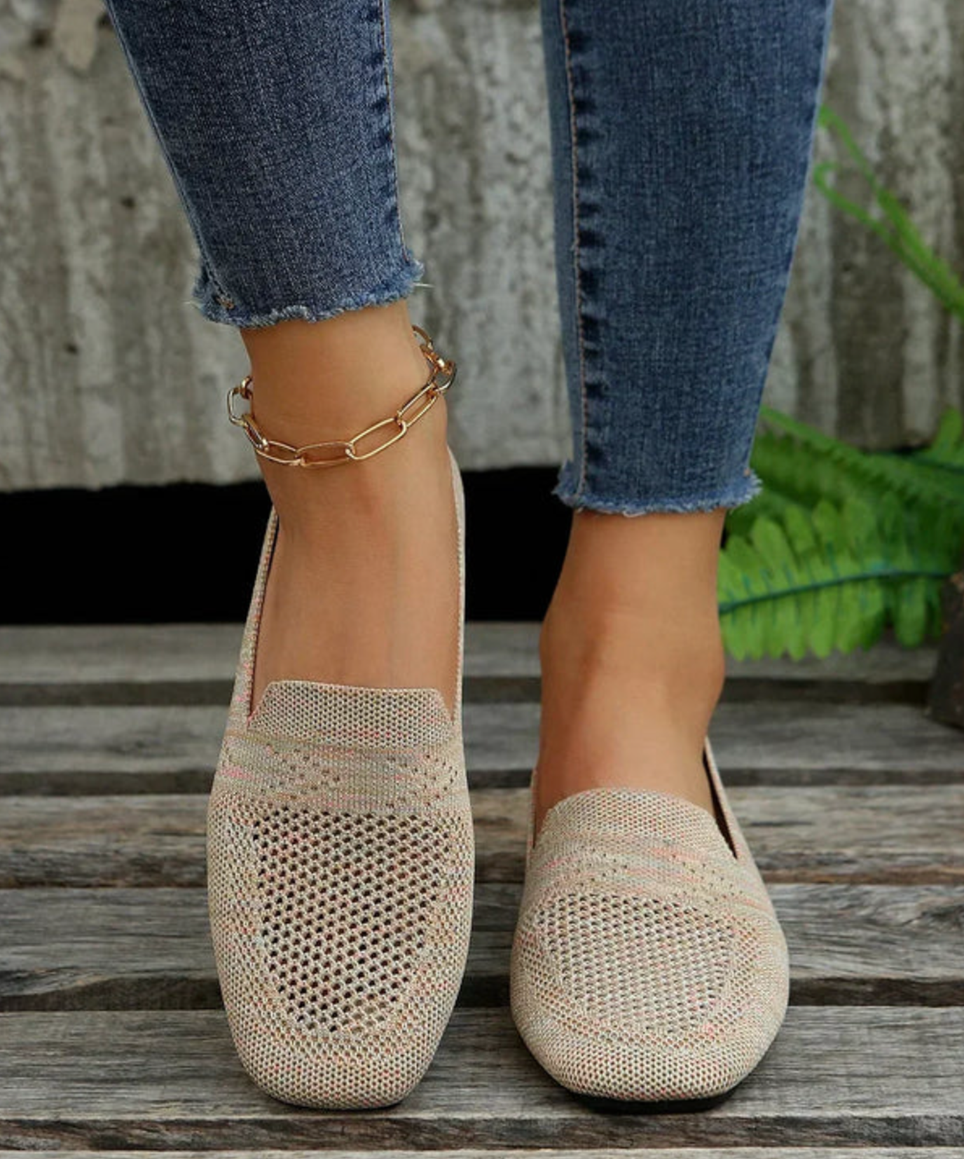 Vala – Comfortable Flat Knitted Shoes