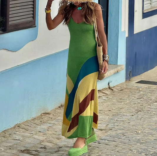 Julienne – Vibrant Bodycon Maxi Dress