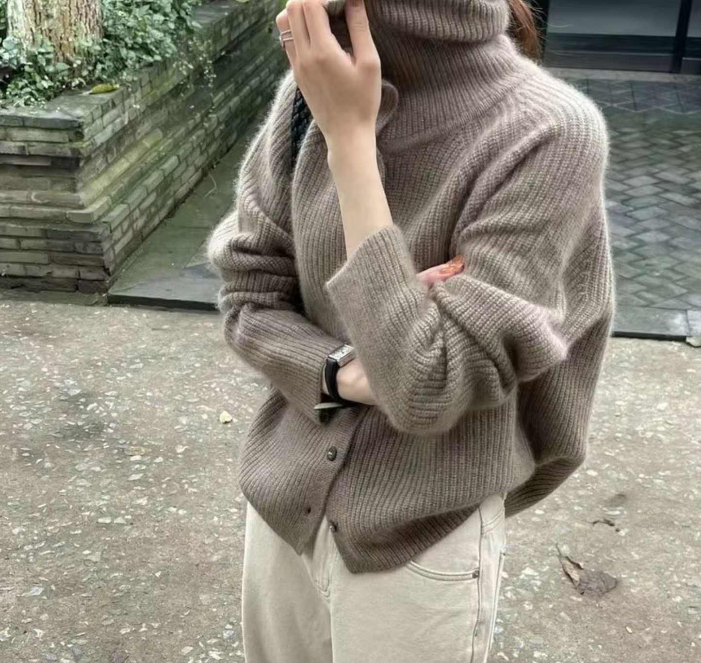 Heike – Wool and Cashmere Turtleneck Sweater