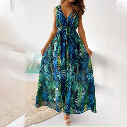 Alesha – Elegant Floral Maxi Dress