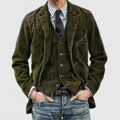 Vigil - Men's Vintage Corduroy Lapel Jacket