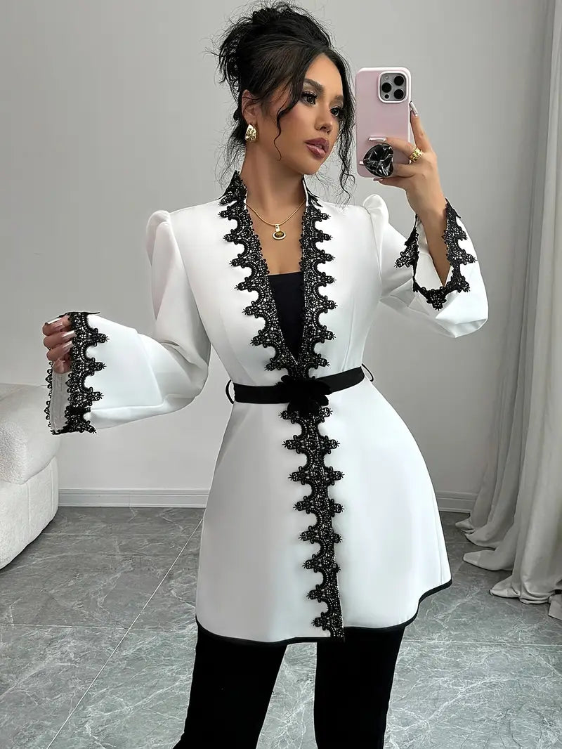 Dixie – Elegant Lace Trim Jacket