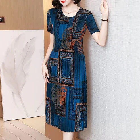 Polina – Patterned Print Dress