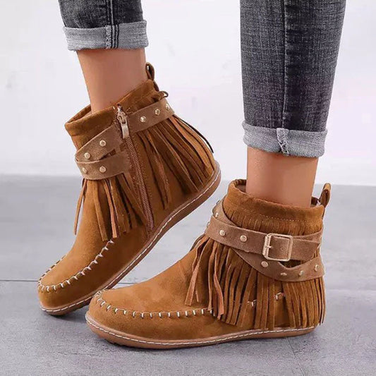 Jelaa – Vintage Tassel Boots