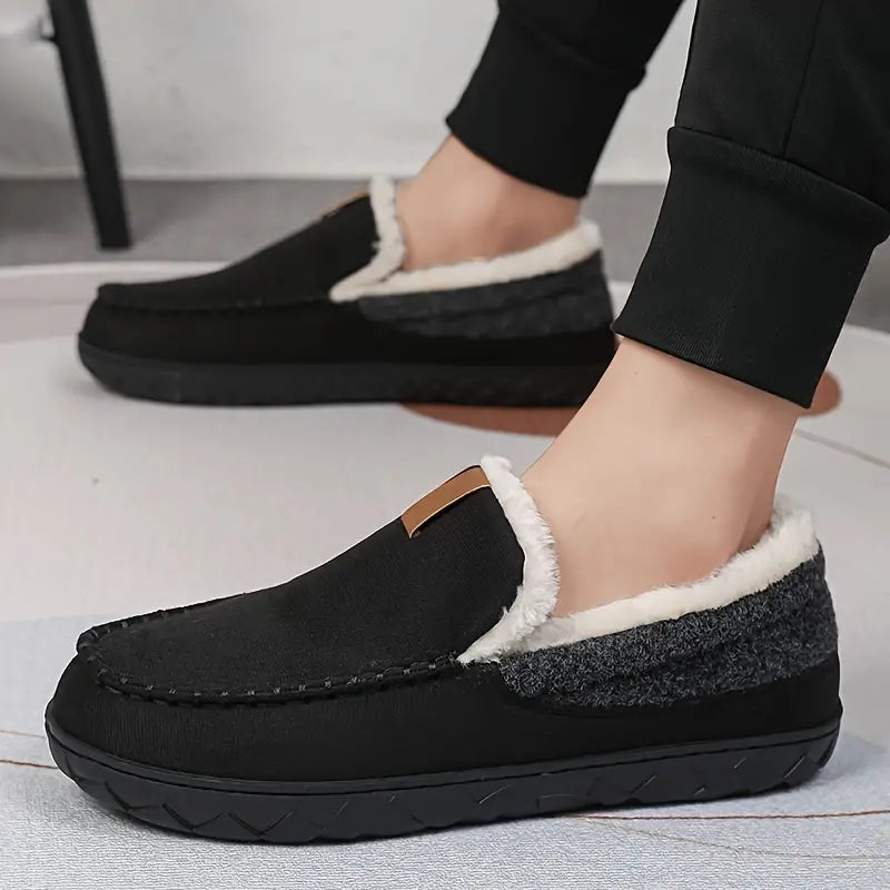 Maxell - Cozy fleece-lined loafers