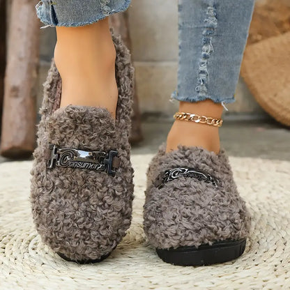 Talullah – Cozy Plush Fur Loafers