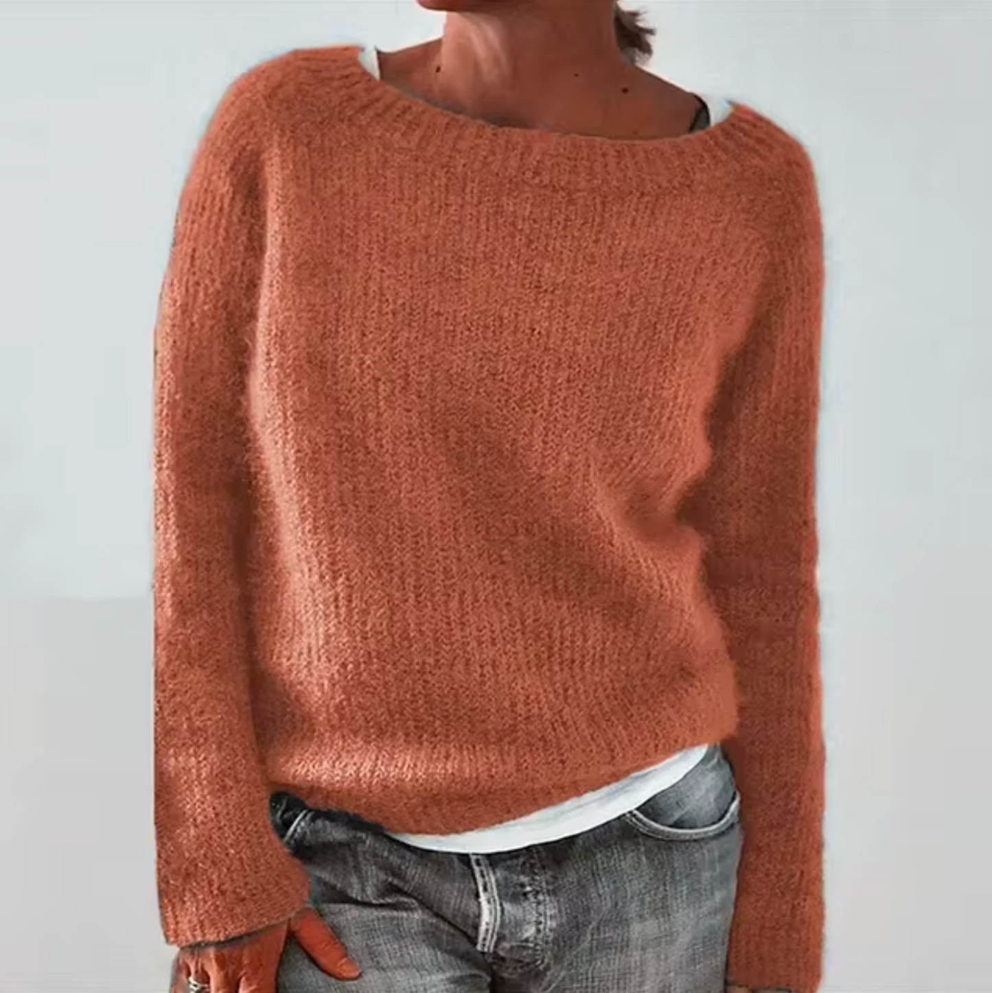 Regine – Plain Knitted Sweater